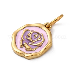 304 Stainless Steel Enamel Pendants&nbsp;STAS-M110-05G