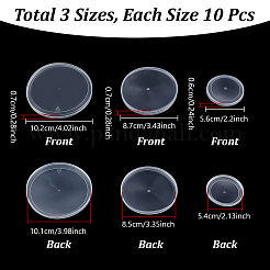 30Pcs 3 Styles PE Plastic Dust Lids&nbsp;KY-NB0001-79