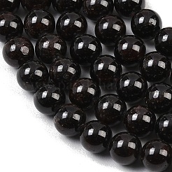 ラウンド天然のガーネットビーズ連売り  8mm  穴：1mm  約46個/連  15インチ&nbsp;G-D751-8mm