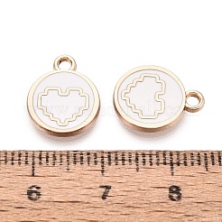 Alloy Enamel Pendants&nbsp;ENAM-Q002-01G-01