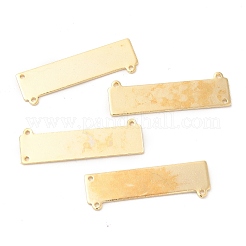 Rack Plating Brass Connector Charms&nbsp;KK-M250-14G