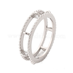 Original Design 925 Sterling Silver Loop Ring Settings&nbsp;FIND-Z078-01P