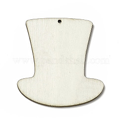 American Flag Theme Single Face Printed Aspen Wood Big Pendants&nbsp;WOOD-G014-18