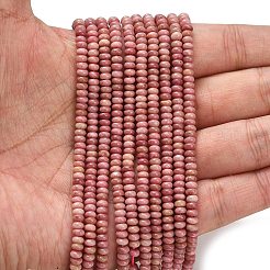 Natural Rhodonite Beads Strands&nbsp;G-L635-A37-4x2mm