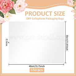 150Pcs OPP Cellophane Packaging Bags&nbsp;ABAG-BC0001-69