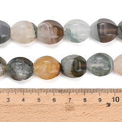 天然石瑪瑙ビーズ連売り  ランタン  15~19.5x14~17x12.5~15.5mm  穴：1.2~1.8mm  約24個/連  16.14''（41センチメートル）&nbsp;GG-L001-G01-03A