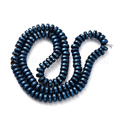 Electroplated Natural Lava Rock Beads Strands&nbsp;G-A256-E01-01H
