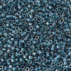 MIYUKIデリカビーズ  シリンダー  日本製シードビーズ  11/0  （db0921)輝く青い裏地トパーズ  1.3x1.6mm  穴：0.8mm  約2000PCS /ボトル  10 G /ボトル&nbsp;SEED-JP0008-DB0921
