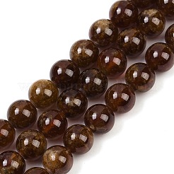 天然石ガーネットビーズ連売り  ラウンド  8~8.5mm  穴：0.8mm  約46~47個/連  15.16''~15.35''（38.5~39センチメートル）&nbsp;G-U026-A10-8mm