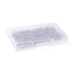 U字型スチールソーイングクラフト  待ち針  ジュエリーピンを表示する  ステンレス鋼色  17.5x6x4mm&nbsp;STAS-G254-02P