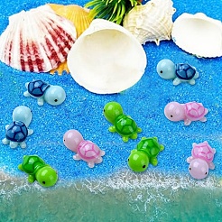 25Pcs 5 Styles Mini Tortoise & Duck Resin Display Decorations&nbsp;RESI-YW0001-61