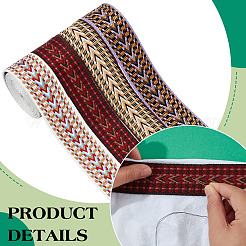 8 Yards 4 Colors Arrow Pattern Polyester Ribbon&nbsp;OCOR-ME0001-32