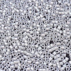 MIYUKIデリカビーズ  シリンダー  日本製シードビーズ  11/0  （db1701)パール裏地透明ペールベージュab  1.3x1.6mm  穴：0.8mm  約20000個/袋  100 G /袋&nbsp;SEED-J020-DB1701
