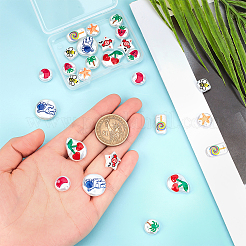 27Pcs 9 Style 3D Printed ABS Plastic Imitation Pearl Beads&nbsp;KY-NB0001-56