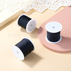 3 Rolls 3 Styles Round Nylon Braided Cord&nbsp;NWIR-TADJ0001-03D