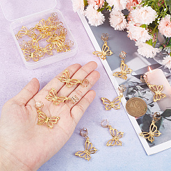 Alloy Hollow Braiding Hair Pendants Decoration Clips&nbsp;OHAR-AB00013