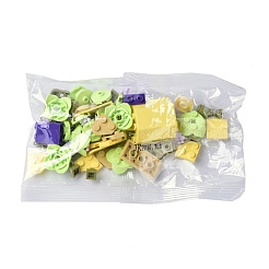 プラスチック多肉植物植物ビルディングブロックDIYおもちゃセット  多肉植物盆栽モデル  ギフトの家の装飾のため  薄緑  70x70x95mm&nbsp;DIY-I077-09