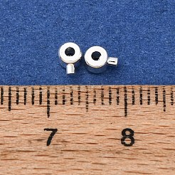 Brass Crimp Beads&nbsp;KK-Z030-17B-S