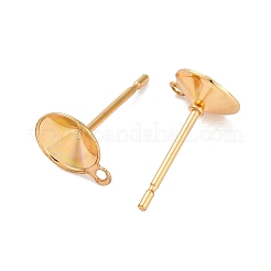 304 Stainless Steel Stud Earring Findings&nbsp;STAS-S151-01G-G