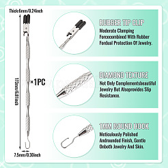 アイアンブレスレット着用補助ツール  プラチナ  173x6x7.5mm&nbsp;FIND-TAC0816-003P