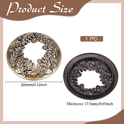 Tibetan Style Alloy Alloy Candle Toppers&nbsp;DIY-WH0622-740AB