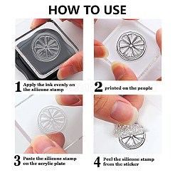 PVC Plastic Clear Stamps&nbsp;DIY-WH0631-0722