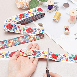 Bohemian Style Polyester Ribbon&nbsp;OCOR-WH0047-46