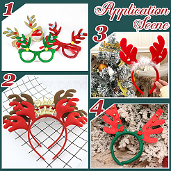 40Pcs 2 Styles Christmas Theme Ornament Accessories&nbsp;FIND-GF0007-14A