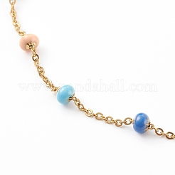 Stainless Steel Satellite Chain Anklets&nbsp;AJEW-AN00422