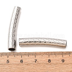 304ステンレスチューブビーズ  ステンレス鋼色  35.5x6.5x6mm  穴：5mm&nbsp;SA-CBA4D96-15D-P