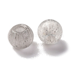 模造キャットアイガラスシードビーズ  ツートン  ラウンド  濃いグレー  4x3mm  穴：1.2mm  約10g /セット  140個/セット&nbsp;LS-GLAA-U006-01H