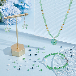 12 Strands 6 Colors Glass Beads Strands&nbsp;EGLA-GO0001-07B