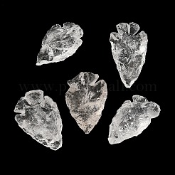 Natural Handmade Quartz Crystal Pendants&nbsp;G-K386-01