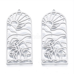 Non-Tarnish 201 Stainless Steel Pendants&nbsp;STAS-N090-LA959-1