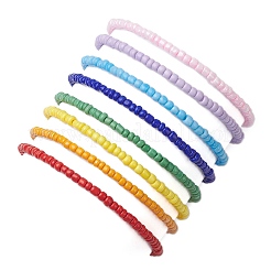 8pcs 8 Colors Resin Evil Eye & Glass Seed Beaded Stretch Bracelet Sets&nbsp;BJEW-JB10527