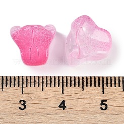 Transparent Spray Paint Glass Beads&nbsp;GLAA-H035-03E
