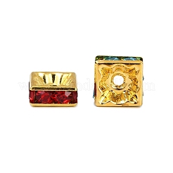 Brass Rhinestone Spacer Beads&nbsp;RSB074NFG