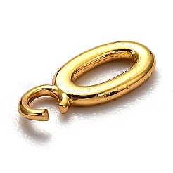 真鍮チューブベイル  ループベイル  オーバル  長持ちメッキ  ミックスカラー  12x5x1mm  穴：5x2mm&nbsp;KK-H752-02