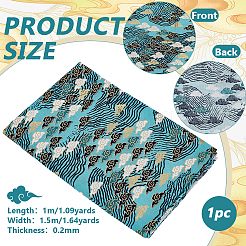 1M Japanese Style Cotton Fabric&nbsp;DIY-FG0008-59B