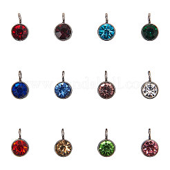 Faceted Glass Charms&nbsp;RGLA-CJ0001-03