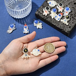 6Pcs 6 Styles Resin Pendants&nbsp;RESI-YW0005-67