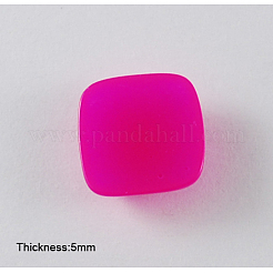 樹脂カボション  正方形  ミックスカラー  12x12x5mm&nbsp;CRES-R056-12x12mm-M