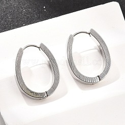 201 Stainless Steel Hoop Earrings&nbsp;EJEW-T056-03P-03