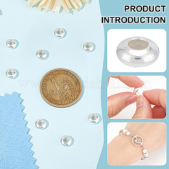 8Pcs 925 Sterling Silver Spacer Beads&nbsp;STER-BC0001-78