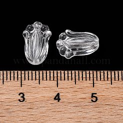 透明なアクリルビーズ  花芽  透明  12x8x5mm  穴：1mm  約1923個/500g&nbsp;OACR-M011-07