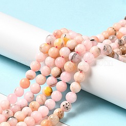 Natural Imitation Pink Opal Beads Strands&nbsp;G-G992-A03