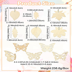 DIY Spring and Summer Theme Wood Pendants Decoration Making Kit&nbsp;DIY-CJ0002-62