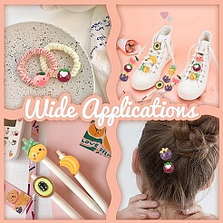 20Pcs Opaque Cartoon Resin Cabochons&nbsp;CRES-YW0001-37