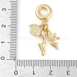 ラックメッキ真鍮ヨーロピアンダングルチャーム  大穴ペンダント  18KGP本金メッキ  長持ちメッキ  カドミウムフリー＆鉛フリー  シェル形状  31mm  穴：4.5mm&nbsp;KK-P287-32A-G