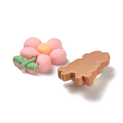 Frosted Resin Decoden Cabochons&nbsp;RESI-XCP0002-15